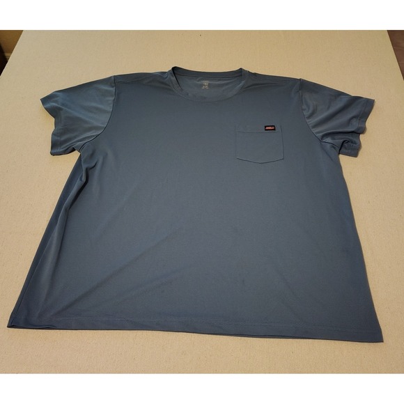 Dickies Other - Dickies Mens‎ Short Sleeve Pocket T Shirt Gray 3XL Workwear Polyester Blend A